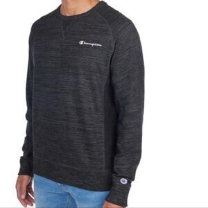 L🖤Champion Men's Charcoal Dark Grey Crewneck Sweater